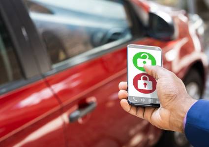 Deelauto van de baas