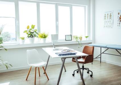 Praktijkruimte hoort bij woning